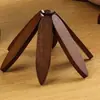 Alfombrilla Aislante Térmico de Madera Maciza, Alfombrilla Antiescaldado, Alfombrilla de Mesa Resistente a Altas Temperaturas para el Hogar, Alfombrilla para Ollas, Alfombrilla para Tazas, Alfombrilla para Cazuelas con Acabado Premium