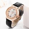 Reloj de Mujer de Moda Tipo Bola de Venta Caliente Transfronterizo Lleno de Diamantes Reloj de Cuarzo de Alta Gama para Mujer Reloj de Cinturón para Estudiante Modelo para Mujer