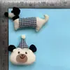 Tecido de Desenho Animado Recheado com Algodão Urso Cachorro Pingente de Bolsa DIY Broche Acessórios de Roupa Acessórios Atacado