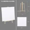 Mini caballete de escritorio trípode de madera soporte de exhibición plegable pequeño marco para pintura al óleo arte infantil tablero de dibujo pequeño