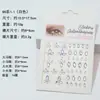 Adesivos de Diamante Acrílico Coloridos em Formato de Coração, Adesivos de Pérola, Adesivos Faciais, Decorações para Maquiagem de Palco Infantil, Adesivos para Olhos, Diamantes para Nail Art