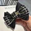Clip de pinza de pelo de alta gama francesa con lazo de lana, clip de plátano para el pelo, accesorios para el cabello, venta al por mayor, nuevo para otoño e invierno