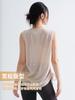 Tops de Yoga para Mujer Verano Delgado Talla Grande Cuello Redondo Chaleco Blusa Sin Mangas Camiseta Deportes al Aire Libre Correr Ropa de Fitness