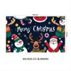 Tela de Fondo Navideño Transfronteriza Personalizada Bandera de Jardín Pareja Cortina de Puerta Pancarta Navideña Bandera de Fiesta para Puerta Decoración