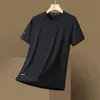 Short de Corrida para Maratona Masculino de Manga Curta Verão Seda Gelada Malha Respirável Treinamento Esportivo Fitness Comércio Exterior Atacado Transfronteiriço