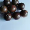 Nogal Negro Norteamericano Madera Maciza Mango de Bola 25/30mm Tipo de Agujero Único con Tuerca M4 Embebida Accesorios para Muebles