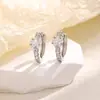 Brincos de Estrela de Zircônia, Estilo Cool e Minimalista, Sensação de Nicho de Alto Padrão, Brincos em Forma de Estrela com Diamantes Brilhantes, Argolas de Orelha de Pentagrama