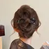 Pinza de Cierre Redonda Elegante con Perla para Cabello Mujeres 2025 Nuevo Pinza de Tiburón de Alta Gama para la Parte Trasera del Cabello