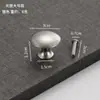 Aço Inoxidável Pequena Alça Gaveta Armário Porta Redonda Metal Polegar Porta Alça Liga de Zinco Preta Alça Cogumelo