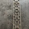 Panel de pared de fondo para partición de dintel de celosía de madera maciza estilo chino personalizado, puertas y ventanas estilo antiguo, arco de techo, decoración de talla en madera de viga I