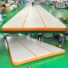 Colchoneta de baile con colchón de aire cepillado y volteable para sala de Taekwondo, colchoneta de gimnasia inflable para parque de trampolines de interior