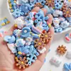 Personajes de Animales de Dibujos Animados Mixtos Pegamento Cremoso Hecho a Mano DIY Funda para Teléfono Móvil Hebilla para Zapatos de Agujero Material de Joyería Accesorios de Resina