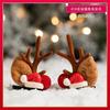 Accesorios para el Cabello de Navidad para Niñas Diadema con Cuernos de Reno Pequeños Accesorios de Disfraz para Bebés Pasador Nuevo Pasador Diadema