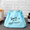Bolsa Desechable con Cordón para Llevar Empaque Bolsa de Plástico Portátil Ensalada Comida Bolsa de Empaque con Cordón Bolsa Lala