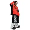 Ropa Moderna para Niños de Street Dance Conjunto de Pantalones con Estampado de Doble Letra Hip-Hop para Niños Disfraz de Percusión Hip-Hop para Niños