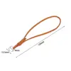 Broche de Langosta de Metal, Cordón de Cuero de Terciopelo, Colgante de Cordón de Piel de Vaca, Accesorios para Joyería DIY, Llavero, Cordón Colgante Tejido a Mano