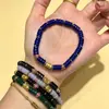 Pulsera de Cuentas Glaseadas Xueba Zona Escénica Cinco Elementos al por Mayor Cinco Colores Multi-Tesoro Verde Rojo Regalo para Amigos Popular en Xiaohongshu