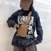 Bolsa Cruzada Casual de Nailon Lavado 2026 Nueva Bolso Cruzado a Cuadros para Teléfono Móvil Bolso de Pecho Deportivo Bolso de Cintura de Running de Moda