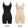 Nuevo body reductor de una pieza negro chocolate Otoño/Invierno para mujer con copas de sujetador integradas, control de abdomen, realce de glúteos, faja invisible para la cintura, ropa interior moldeadora para mujer