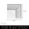 Autobús de fiesta estilo Medio Oriente suministros de decoración para fiesta transfronteriza Traje de lujo ligero a cuadros vaso de papel servilleta mantel plato de papel