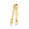 Pinza para Hielo Acero Inoxidable 304 Pinza para Cubos de Azúcar de Café Pinza Pequeña Engrosada Cubo de Hielo Pinzas para Hielo Pinza Rosa