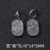 Plata Tibetana Plata Tres-Siete Flor de Loto Antigua Vaina de Semillas Colgante de Buena Suerte Tejido Pulsera Collar Cuentas Espaciadoras Joyería DIY Fábrica Venta al por Mayor