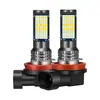 Lâmpada de nevoeiro led para carro flash de explosão lâmpada anti-nevoeiro super brilhante H3 H8 H11 modificada 3030 lâmpada de neblina dianteira de três cores