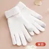 Luvas Infantis de Pinguim de Desenho Animado Inverno Forradas com Lã Quentes Tricotadas Sem Dedos Meio-Dedo para Meninos e Meninas Luvas de Bebê