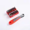 Mini Chave de Fenda Catraca de 36 Dentes para Espaços Pequenos, Ferramenta Chave de Fenda em L Bidirecional para Frente e Ré Conjunto