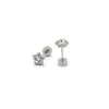 Ventas Directas de Fábrica, Nuevos Pendientes de Acero Inoxidable de Estilo Coreano Sencillo con un Solo Diamante Super Brillantes, Accesorios para Orejas con Forma de Corazón y Estrella