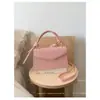 Moda de Comercio Exterior Transfronterizo Simple 2025 Bolso Cuadrado Pequeño Tejido con Patrón de Trigo Elegante Nuevo de Hombro Cruzado de Mano