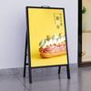 Suporte de Exibição Recarregável Tipo A para Uso Externo, Painel Publicitário de Chão, Luminoso Vertical LED Plug-In Porta-Cartaz Caixa de Luz para Uso Comercial