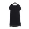 [No Reembolsable ni Intercambiable] Vestido de Gasa Estilo Holgado Verano Europeo Estilo Nuevo Bordado Sencillo Falda de Talla Grande