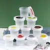Artículo Popular de Celebridad de Internet Caja de Empaque para Taza de Gelatina Quemada Dudu Resistente a Altas Temperaturas con Tapa Taza Especial para Leche de Doble Piel, Yogur, Pudín