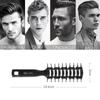 Peine de costillas de plástico de fábrica para hombre, estilo de cabello con cabeza de aceite, peine de masaje esponjoso, estilista de cabello, parte trasera grande, lavado y protección, peine modelador