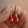 Joias Transfronteiriças Desejo Amazon Aliexpress Pingente Gota de Água Brincos Pérola Oval Brincos de Noiva Brincos