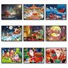 Rompecabezas Le Cha Star Papel Grueso Serie Santa 126 Juguete Educativo Armable para Niños Regalo