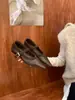 Zapatos Planos Retro con Estampado de Leopardo, de Punta y una Sola Correa para Mujer, Nuevo Estilo Otoño 2026, Versión Coreana Zapatos Mary Jane para Combinar con Faldas