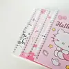 Cuaderno Lindo de Gato Kt Ins de Aspecto Alto Estudiante A5 Cuaderno de Espiral Engrosado Cuaderno de Notas Tareas Papelería Linda Transfronterizo