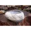 Macetas Pequeñas de Inspiración Zen, Macetas de Piedra, Macetas para Suculentas, Macetas para Juncos, Macetas para Hierba del Dinero, Macetas de Piedra Natural para Acuarios, Macetas Creativas para Narcisos
