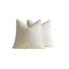 Funda de almohada de textura tridimensional simple, funda de cojín de chenilla de color liso, decoración suave para sofá de sala de estar, funda de almohada vintage