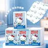 Lenço de Papel com Estampa de Desenho Animado Sanrio Três Camadas Macio Amigo da Pele Pacote Pequeno Portátil para Sair Papel Toalha Absorvente Sem Perfume