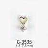 Nueva Manicura de Celebridad de Internet Joyería de Zirconia de Oro Real Colgante Ruyi Ábaco Amor Gema Joyería de Moño G3531