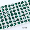 Dongzhou Nail Art Strass K9 Esmeralda com Fundo Pontiagudo Strass Irregular Acessórios para Joias DIY Strass para Unhas Populares Outono e Inverno