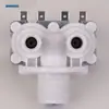 Válvula Solenoide de Entrada Dupla de Água para Máquina de Lavar Roupa FCS360A AC220-240V Acessórios da Válvula de Entrada de Água para Máquina de Lavar Roupa Totalmente Automática
