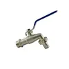 Venta directa del fabricante: Grifo de Aleación de Zinc de 4 Puntos, Tres Secciones, Grifo para Jardín Exterior, Caño de Agua de Cuerpo Grueso de Tres Secciones de 1/2
