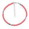 Europa e Estados Unidos pulseira de tornozeleira de cerâmica macia colorida mix and match amizade DIY Boêmia usando pulseira de tornozeleira