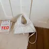 Bolso de Mano Fresco de Lunares con Lazo Dulce, Bolso de Hombro de Bloques de Color de Alto Valor a la Moda, Bolso Cruzado Elegante y Moderno