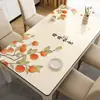 Mantel de dibujos animados impermeable, a prueba de aceite, resistente al calor, lavable, tapete de mesa de café de PVC, protector de escritorio de alta gama de lujo ligero
