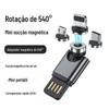 Adaptador USB Magnético Adequado para Cabos de Dados Tipoc Android Apple Adaptador Universal Cabo de Carregamento Magnético Atacado